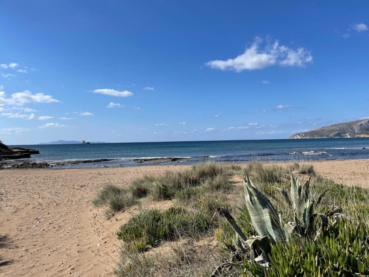 Legrena Beach Villa Sounion Bagian luar foto